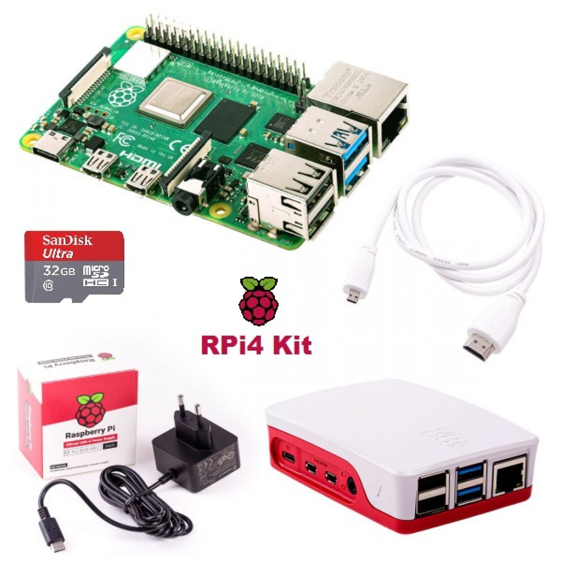 Buy Raspberry Pi 4 Model B 1gb 2gb 4gb 8gb Complete